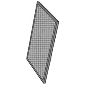 SHARP｜シャープ 【空気清浄機用フィルター】脱臭フィルター（2個入） グレー FZ-90BKF[FZ90BKF]
