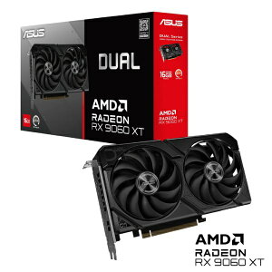 ASUSbGCX[X OtBbN{[h Dual Radeon RX 9060 XT 16GB GDDR6 DUAL-RX9060XT-16G [Radeon RXV[Y /16GB]