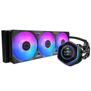COOLER MASTER�b�N�[���[�}�X�^�[ ����CPU�N�[���[ 120mm�t�@��x3 [LGA1851/1700/1200/1156/1155/1151/1150�EAM5/AM4] ML 360 Atmos II LCD ARGB �u���b�N MLX-D36M-A25SZ-L1