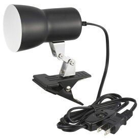 オーム電機｜OHM ELECTRIC クリップライト E17 電球別売 ブラック LTC-N117AK-K