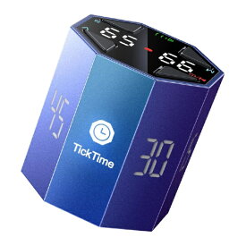 llano｜ラノ llano TickTime MAX ポモドーロタイマー 生産性アップ・集中力向上 手のひらサイズ 3/5/10/15/25/30/45/60分 ブルー TK2C-B1 [デジタル]