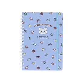 サンスター文具｜sun-star 【限定】Wリングノート [B6/横罫線] はなまるおばけ ブルー S2643480