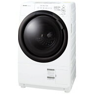 SHARP｜シャープ ドラム式洗濯乾燥機 ホワイト系 ES-7S1-WL [洗濯7.0kg /乾燥3.5kg /ヒーター乾燥(水冷・…