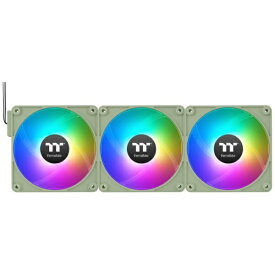 THERMALTAKE｜サーマルテイク ケースファンx3 [120mm /2000RPM](リバースブレード) CT120 EX Reverse ARGB Sync PC Cooling Fan 3 Fan Pack Matcha Green CL-F198-PL12MG-A