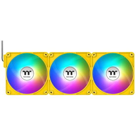 THERMALTAKE｜サーマルテイク ケースファンx3 [120mm /2000RPM](リバースブレード) CT120 EX Reverse ARGB Sync PC Cooling Fan 3 Fan Pack Bumblebee CL-F223-PL12BB-A