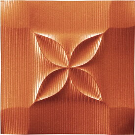 ユーパワー｜YOU POWER プラデック ウォール アート「フラッシュ」 （メタルオレンジ）