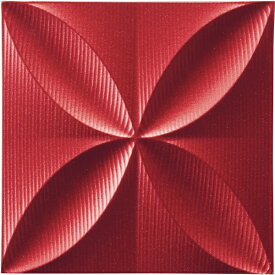 ユーパワー｜YOU POWER プラデック ウォール アート「エコー」 （メタルレッド）