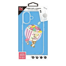 PGA｜ピージーエー iPhone 17 ケース MagSafe対応 ハイブリッドケース Premium Style ジェリーとタフィー PG-W25AMH01TAJ