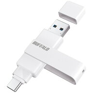 BUFFALO｜バッファロー USBメモリ (Chrome/Android/iPadOS/iOS/Mac/Windows11対応) ホワイト RUF3-ACR32G…