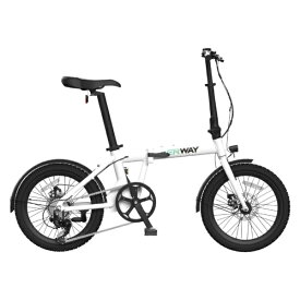 ERWAY｜イーアールウェイ 折りたたみ電動アシスト自転車 ERWAY A01 ホワイト [20インチ /7段変速]【キャンセル・返品不可】 【代金引換配送不可】