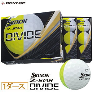 �y�G���g���[�ōő�2���|�C���g������b4/23�܂Łz �_�����b�v �X���N�\���bDUNLOP SRIXON �S���t�{�[�� Z-STAR DIVIDE �[�b�g�X�^�[�f�B�o�C�h �C�G���[×�z���C�g [12���i1�_�[�X�j]