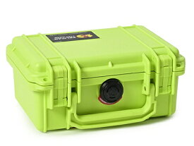 Pelican｜ペリカン PELICAN ペリカン 1120 フォーム付き 2.0L 21.4cm x 17.2cm x 9.8cm 正規品 保証付き プロテクターケース ブライトグリーン 1120-000-BGR-01