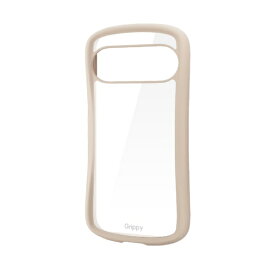 ELECOM｜エレコム Google Pixel 10 / 10 Pro ケース ハイブリッド カバー 衝撃吸収 カメラ周り保護 ワイヤレス充電可 ストラップホール付 ストラップホールシート付 フレームカラー Grippy ベージュ PM-P252GRPFCBE