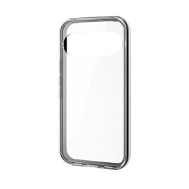 ELECOM｜エレコム Google Pixel 10 / 10 Pro ケース ハイブリッド カバー 衝撃吸収 軽量 カメラレンズ保護設計 ワイヤレス充電可 ストラップホールシート付 ブラック PM-P252HVAIR2BK