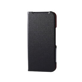 ELECOM｜エレコム Google Pixel 10 / 10 Pro ケース 手帳型 カバー マグネット フラップ 衝撃吸収 超軽量 薄型 ワイヤレス充電可 スタンド機能付 ULTRASLIM ブラック PM-P252PLFUBK