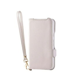 ELECOM｜エレコム Google Pixel 10 / 10 Pro ケース 手帳型 カバー マグネット フラップ 衝撃吸収 ワイヤレス充電可 ストラップホール付 スタンド機能付 ハンドストラップ付 グレージュ PM-P252PLFY4GB