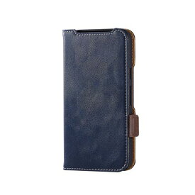 ELECOM｜エレコム Google Pixel 10 / 10 Pro ケース 手帳型 カバー マグネット フラップ 衝撃吸収 ワイヤレス充電可 ストラップホール付 スタンド機能付 ネイビー PM-P252PLFYNV