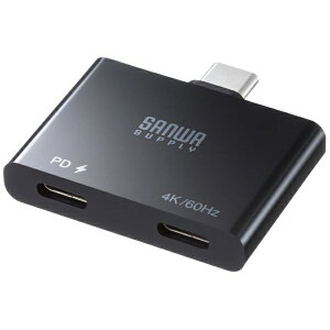 TTvCbSANWA SUPPLY fϊA_v^ DisplayPort Alt Modeo [USB-C IXX USB-C /USB-CXd /USB Power DeliveryΉ /100W] 4KΉ AD-ALCCPD01