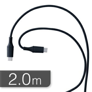 ORIGINAL BASIC�b�I���W�i���x�[�V�b�N PD�Ή� Type-C to Type-C�P�[�u�� 2m �V���R�[���f�� ���炩�� �R�ێd�l SIAA�F�� �u���b�N OB-UCS2CC200-K