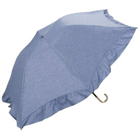 ワールドパーティー｜WPC. 折りたたみ傘 遮光ドームパラソル フリル ミニ Wpc. ブルー 801-13217-102 [日傘 /55cm]