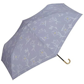 ワールドパーティー｜WPC. 折りたたみ傘 遮光フラワードローイング ミニ Wpc. ブルーグレー 801-12623-102 [日傘 /55cm]
