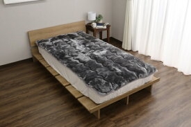 大宗｜DAISOU 【敷パッド】超ボリュームふわふか 無地 100x205cm グレー 963678/GY [シングルサイズ /ウォーム敷パッド]