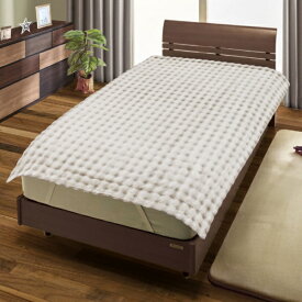 大宗｜DAISOU 【毛布】2枚合わせプレミアムタッチ毛布　イマージュ　シングルサイズ(140x200cm) ベージュ 963617/BE