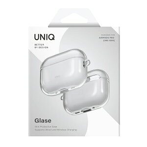 KENZAN�b�P���U�� AirPods Pro3 �Ή�TPU�P�[�X GLASE UNIQ GLOSSY CLEAR UNIQ-AIRPODSPRO3-GLSGCLR