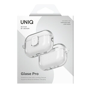 KENZAN�b�P���U�� AirPods Pro3 �Ή�TPU�P�[�X GLASE PRO UNIQ GLOSSY CLEAR UNIQ-AIRPODSPRO3-GLSPGCLR