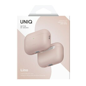 KENZAN｜ケンザン AirPods Pro3 対応シリコンケース ハイブリッドリキッド LINO UNIQ BLUSH PINK UNIQ-AIRPODSPRO3-LINOBLPINK