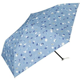 ワールドパーティー｜WPC. 折りたたみ傘 遮光軽量フラワープリント ミニ plantica×Wpc． ブルー PLP002-043-102 [日傘 /50cm]