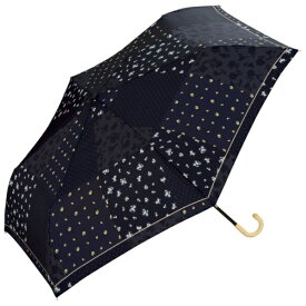 ワールドパーティー｜WPC. 折りたたみ傘 フローラルパッチワーク ミニ Wpc. ネイビー 8065-015-002 [晴雨兼用傘 /50cm]