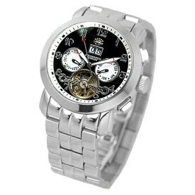 ジョンハリソン｜J.Harison 多機能付ビッグテンプ自動巻&手巻き JH-008BW