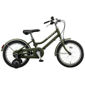 ブリヂストン｜BRIDGESTONE 16型 子供用自転車 HYDEE ハイディキッズ (シングルシフト) T.Yカーキ HYK16【キャンセル・返品不可】 【代金引換配送不可】