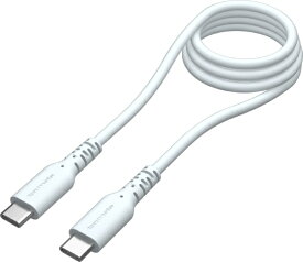 多摩電子工業｜Tama Electric PD240W USB-C to Cシリコンケーブル 1.0m ブルー TSC305CC10L