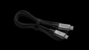 EcoFlow�b�G�R�t���[ RAPID Pro 240W USB Type-C to C �P�[�u�� �u���b�N EFA-240W-C-C-CABLE-JP