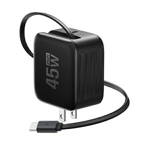 EcoFlow�b�G�R�t���[ RAPID 45W GaN�}���[�d�� (USB-C�P�[�u������) �u���b�N EFA-45WCHARGER2-B-JP
