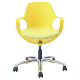 関家具｜SEKI FURNITURE オフィスチェア [W645xD645xH805〜920mm] POGO(ポゴ) イエロー×座面マスタード 352502