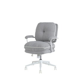 関家具｜SEKI FURNITURE オフィスチェア [W640xD665xH870〜930mm] フロッケ グレー 428077