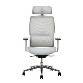 関家具｜SEKI FURNITURE オフィスチェア [W670xD635xH1140〜1240mm] ハイト(オールメッシュ) グレー 432076