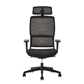 関家具｜SEKI FURNITURE オフィスチェア [W670xD635xH1140〜1240mm] ハイト(クッション座面) ブラック 432077