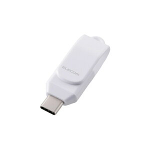 ELECOMbGR USB (Android/iPadOS/iOS/Mac/Windows11Ή) zCg MF-CEU3064GWH [64GB /USB TypeC /USB3.2 /]]
