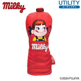 ホクシン交易｜Hokushin Trading ユーティリティ用 ヘッドカバー ミルキー ペコちゃん 番手タグ キャットハンド レッド OHC0086