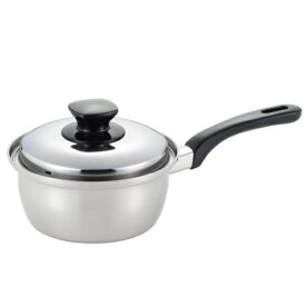 ベストコ 片手鍋 16cm IH ガス火対応 ステンレス SJ3144