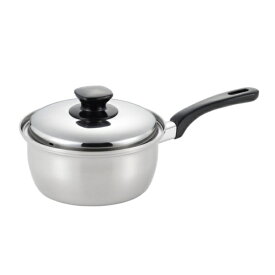 ベストコ 片手鍋 18cm IH ガス火対応 ステンレス SJ3145