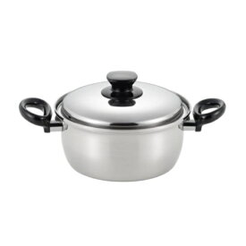 ベストコ 両手鍋 20cm IH ガス火対応 ステンレス SJ3146