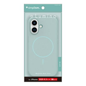 トリニティ｜Trinity iPhone 17 ケース ［Lumino］ MagSafe対応 ハードケース ブルー TR-IP25M2-LOMS-BL