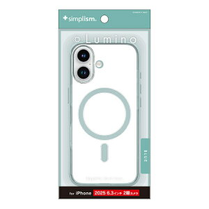 gjeBbTrinity iPhone 17 P[X mLuminon MagSafeΉ wʃNAn[hP[X NA×u[ TR-IP25M2-LOCMS-CLBL