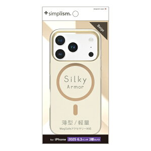 �g���j�e�B�bTrinity iPhone 17 Pro �P�[�X �mSilky Armor�n MagSafe�Ή� �V���L�[�^�b�`�P�[�X �}�b�g�N���A �x�[�W�� TR-IP25M3-SA-CLBE