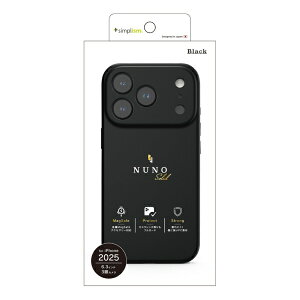 �g���j�e�B�bTrinity iPhone 17 Pro�P�[�X �mNUNO�n MagSafe�Ή� �w�ʃV���R�����U�[�P�[�X �u���b�N TR-IP25M3-NNSL-SIBK